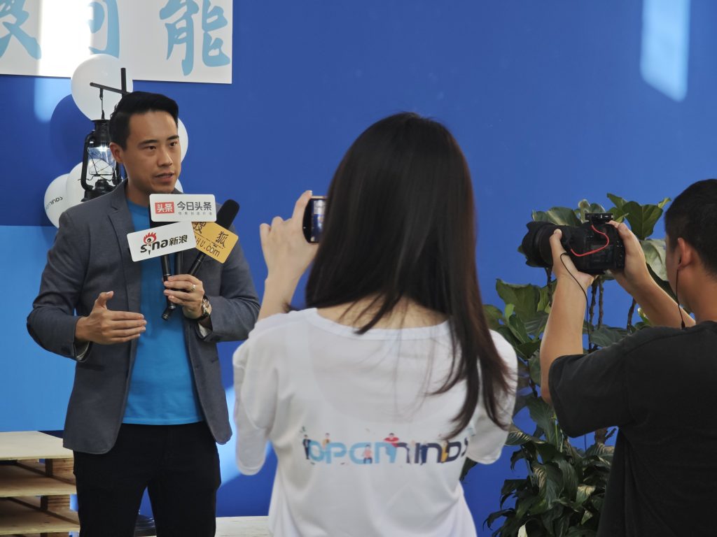 OpenMinds China launch ceremony-Media coverage and on-site interview