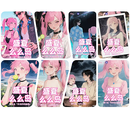 Character design and digital marketing visuals for youth market