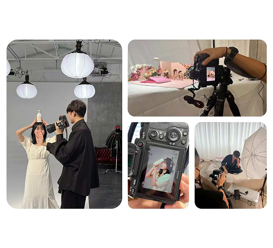 Behind the scenes video production and photography